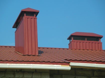 Крыша с профнастилом 