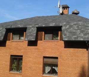 Битумная черепица Катепал — вид сверху