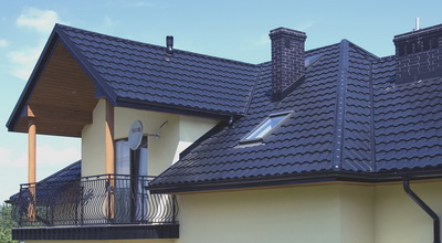 Крыша из металлочерепицы Blachotrapez Germania