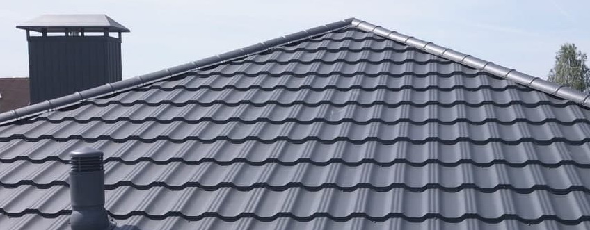 Модульная металлочерепица Germania вид сверху